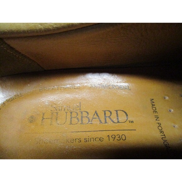 Samuel Hubbard Loafers Mens 8 M Black Leather Frequent Traveler Slip On Casual - Picture 16 of 16